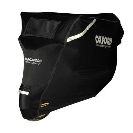 Housse de protection extérieur OXFORD Protex Stretch noir - moto / scooter - S