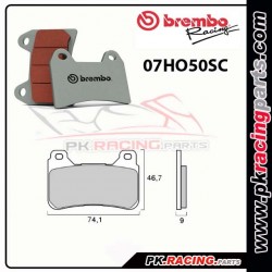 PLAQUETTES BREMBO 07H050 SC