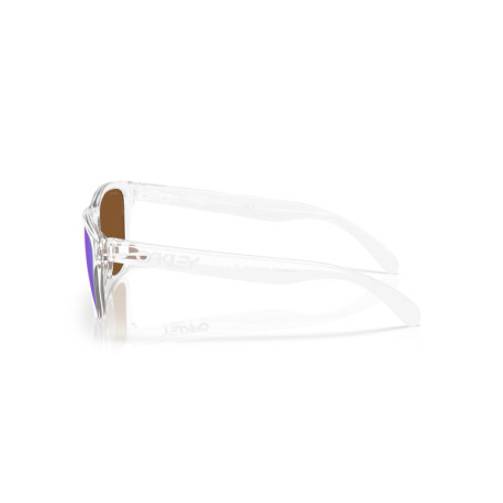Lunettes de soleil OAKLEY Frogskins S Polished Clear - verres Prizm Violet