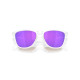 Lunettes de soleil OAKLEY Frogskins S Polished Clear - verres Prizm Violet