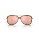 Lunettes de soleil OAKLEY Split Time Brown Tortoise - verres Prizm Rose Gold Polarized