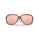 Lunettes de soleil OAKLEY Split Time Brown Tortoise - verres Prizm Rose Gold Polarized