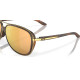 Lunettes de soleil OAKLEY Split Time Brown Tortoise - verres Prizm Rose Gold Polarized