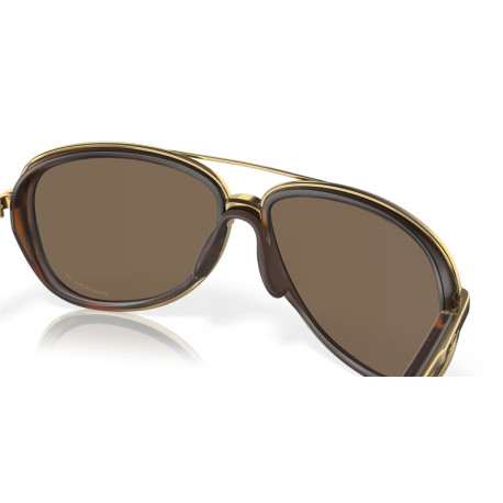 Lunettes de soleil OAKLEY Split Time Brown Tortoise - verres Prizm Rose Gold Polarized