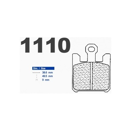 Plaquettes de frein CL BRAKES 1110C60