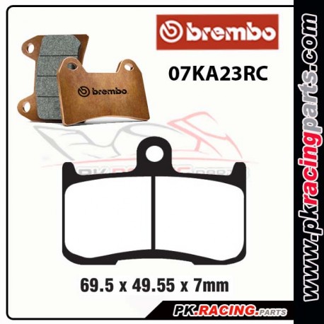 Plaquettes de frein arrière Brembo pour Sherco (Compétition) 12-2023