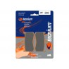 Plaquettes de frein TECNIUM ( BENDIX ) MF282