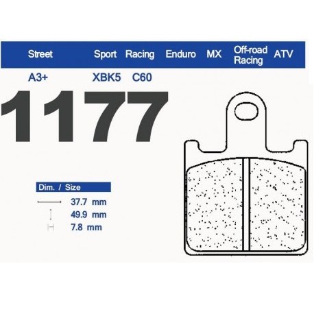 Plaquettes de frein CL BRAKES 1177XBK5