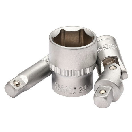 Jeu de douilles et d'embouts métriques DRAPER HI-TORQ®, 3/8" Sq. Dr. (58 pièces)