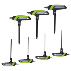 Jeu de clés hexagonales DRAPER TX-STAR® et métriques à poignée en T (14 pièces)