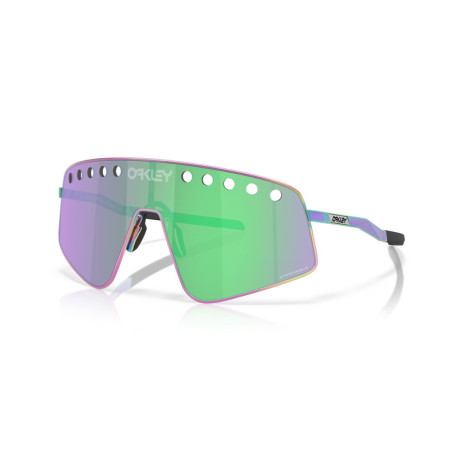 Lunettes de soleil OAKLEY Sutro TI Sweep - Polished Oil Slick écran Prizm Road Jade 