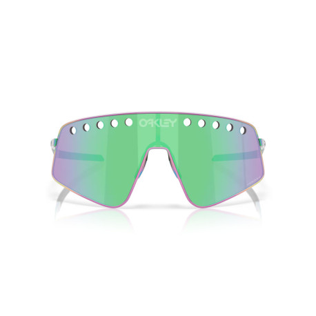 Lunettes de soleil OAKLEY Sutro TI Sweep - Polished Oil Slick écran Prizm Road Jade 