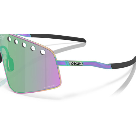 Lunettes de soleil OAKLEY Sutro TI Sweep - Polished Oil Slick écran Prizm Road Jade 