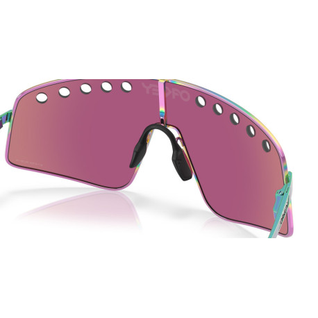 Lunettes de soleil OAKLEY Sutro TI Sweep - Polished Oil Slick écran Prizm Road Jade 