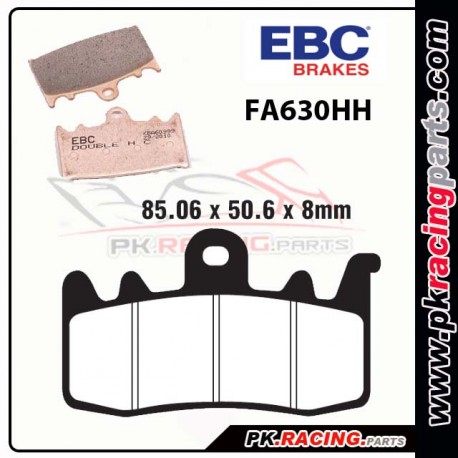 EBC FA630HH METAL FRITTE ROUTE - HYPERSPORT