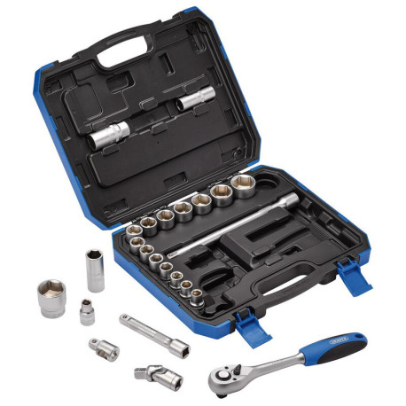 Jeu de douilles métriques DRAPER - 1/2" (24 pièces)