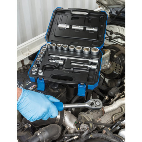 Jeu de douilles métriques DRAPER - 1/2" (24 pièces)