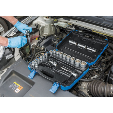 Jeu de douilles métriques DRAPER - 1/2" (24 pièces)