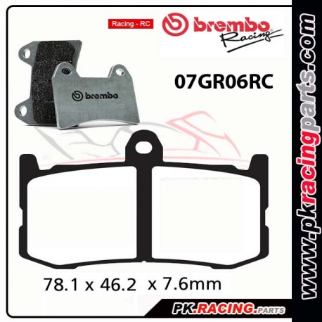 Plaquettes BREMBO 07GR06RC ( Racing )
