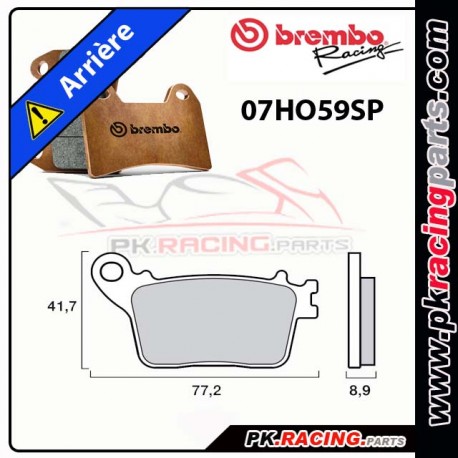 PLAQUETTES AR BREMBO 07HO59SP
