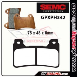 Plaquettes SEMC BREMBO GPXPH342 ( Compétiton)