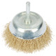 Brosse métallique cuvette à tige DRAPER Ø50mm