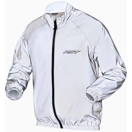 Veste de pluie réfléchissante RST Night Rider Waterproof - argent