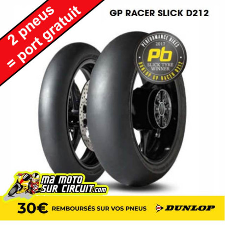 DUNLOP GP RACER SLICK D212 120/70/17 MEDIUM