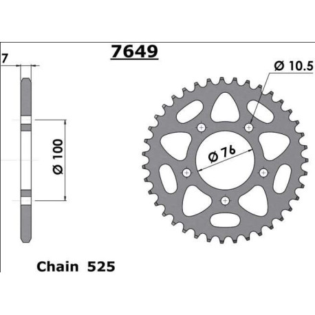 Couronne ACIER 525 France equipement pour jantes OZ / Marchesini ...