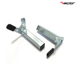 supports en V pour béquille ( universel tube carrés )
