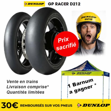 Dunlop D212 Slick Opération prix sacrifié
