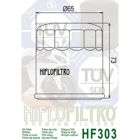 FILTRE A HUILE HIFLOFILTRO HF303