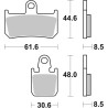 PLAQUETTES BREMBO 07YA46RC