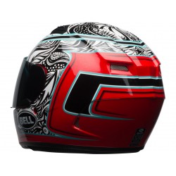 Casque BELL Qualifier Gloss Tagger White/Black/Red Splice taille XS