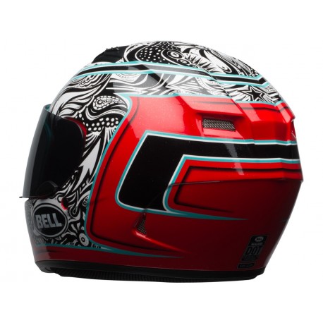 Casque BELL Qualifier Gloss Tagger White/Black/Red Splice taille XS