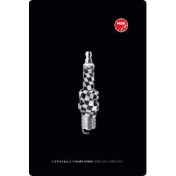 Plaque vintage collector NGK 