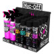 Présentoir mural MUC-OFF Pack de démarrage - Clean, Protect, Lube