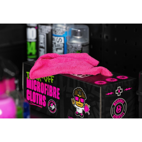 Lingettes microfibres MUC-OFF Tear-Off - rouleau de 50