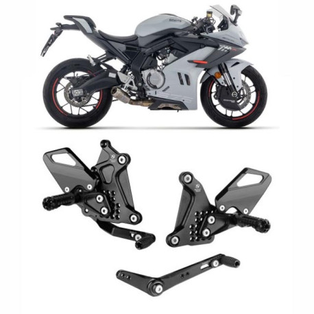 Commandes reculées Bonamici CF01 CF Moto 675 SR-R standard et inversées