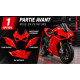 Préparation et peinture de carénages polyester moto – Sur mesure
