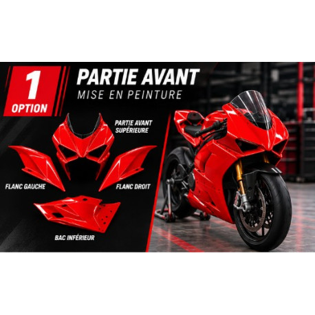 Préparation et peinture de carénages polyester moto – Sur mesure