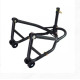 Béquille sous T extrem racing factory Noire roues noires