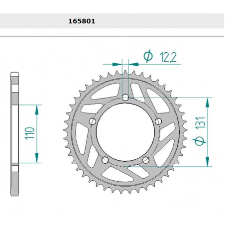 COURONNE ALU 520 S 1000 RR 09/12