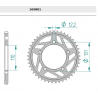COURONNE ALU 520 S 1000 RR 09/12