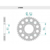 AFAM COURONNE EN ALU 520 KAWASAKI