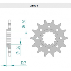 PIGNON AFAM 520 R1