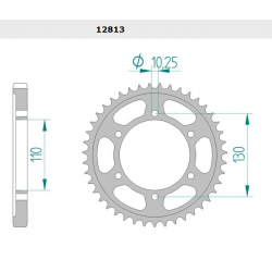 COURONNE ACIER ORIGINE 530