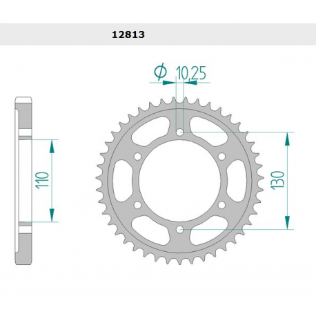 COURONNE ACIER ORIGINE 530