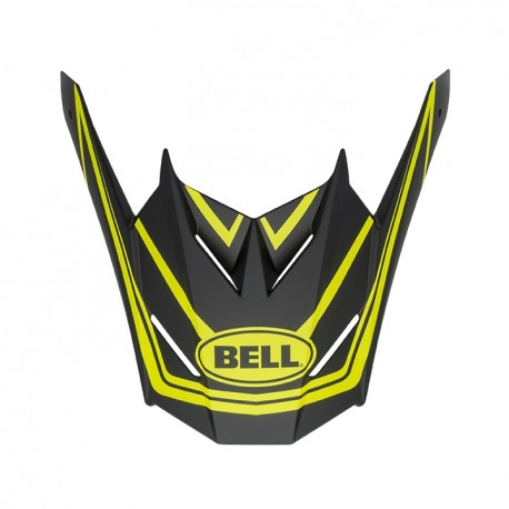 Visière BELL Sx-1 Whip Mat noir/jaune fluo