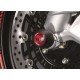 Protections fourche et bras oscillant (axe de roue) LIGHTECH rouge Yamaha T-Max 530